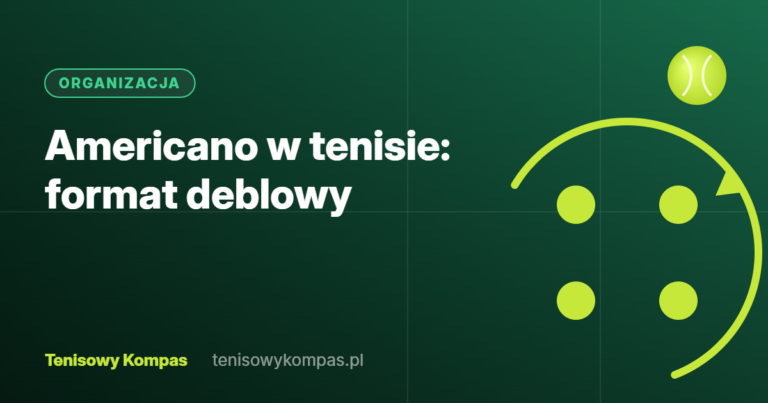 Americano w tenisie – okładka poradnika