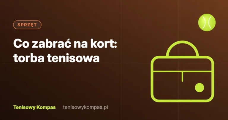 Torba tenisowa – okładka poradnika Tenisowego Kompasu