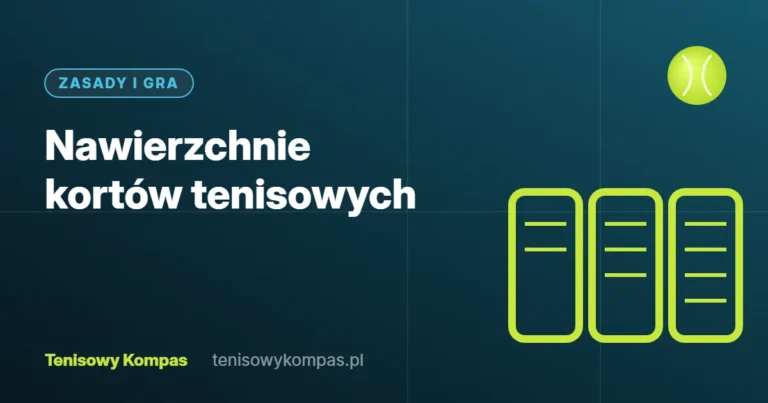 Nawierzchnie kortów tenisowych – okładka poradnika Tenisowego Kompasu