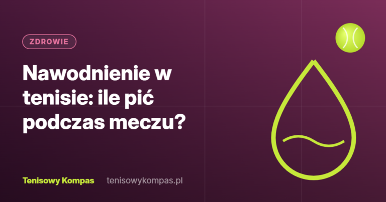 Nawodnienie w tenisie – okładka poradnika