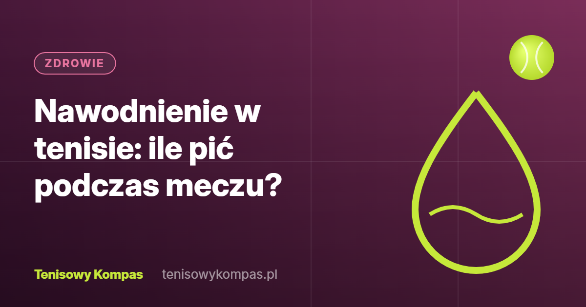 Nawodnienie w tenisie – okładka poradnika