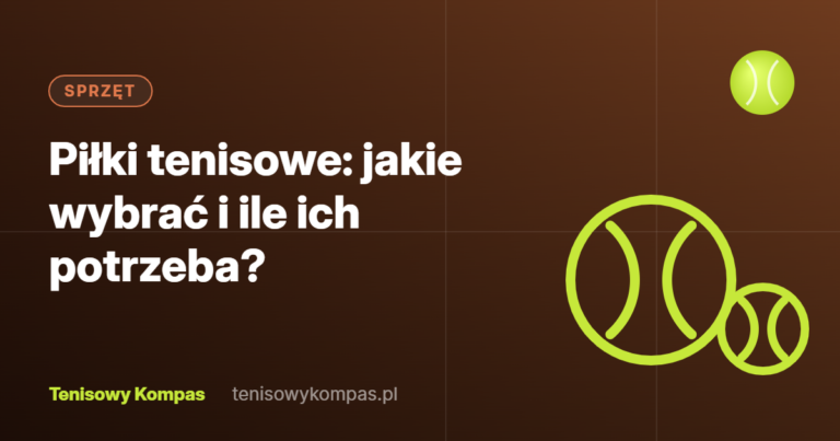 Piłki tenisowe – okładka poradnika