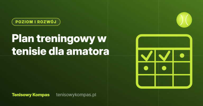 Plan treningowy w tenisie – okładka poradnika