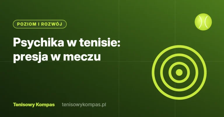 Psychika w tenisie – okładka poradnika Tenisowego Kompasu