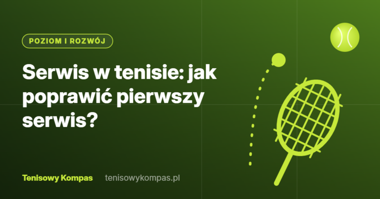 Serwis w tenisie – okładka poradnika