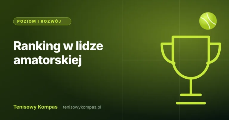 Ranking graczy w amatorskiej lidze tenisowej